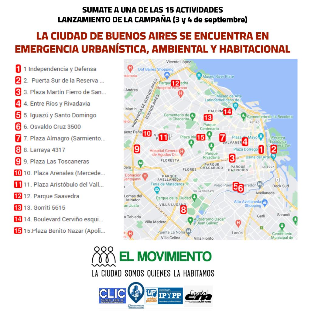 Campaña Para Declarar La Emergencia Urbanística De CABA ‣ Causa Pendiente