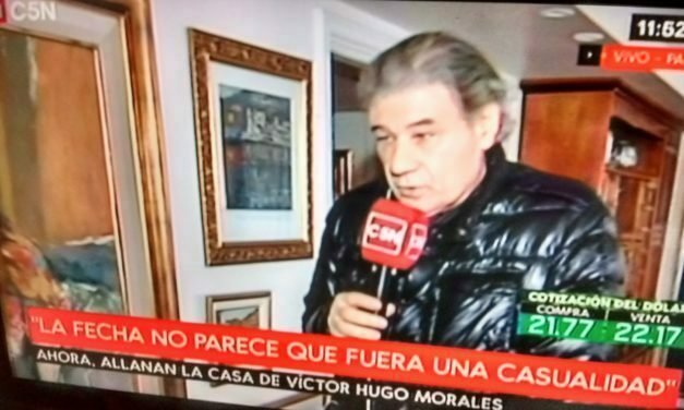 Allanamiento y embargo en la casa de Victor Hugo Morales