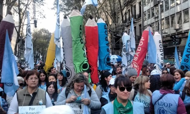 Los docentes se hicieron escuchar