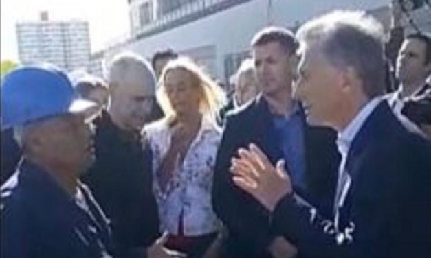 El obrero que le reclamó a Macri no fue suspendido