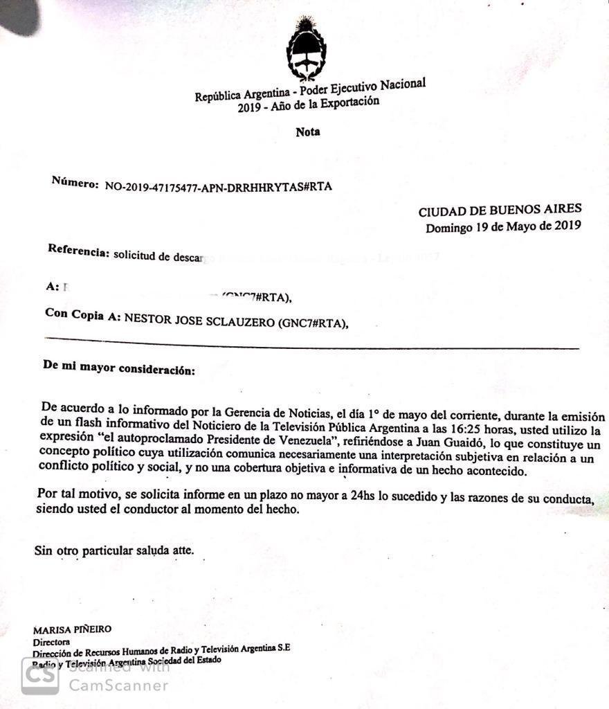 Denuncian censura y persecución en la TV pública