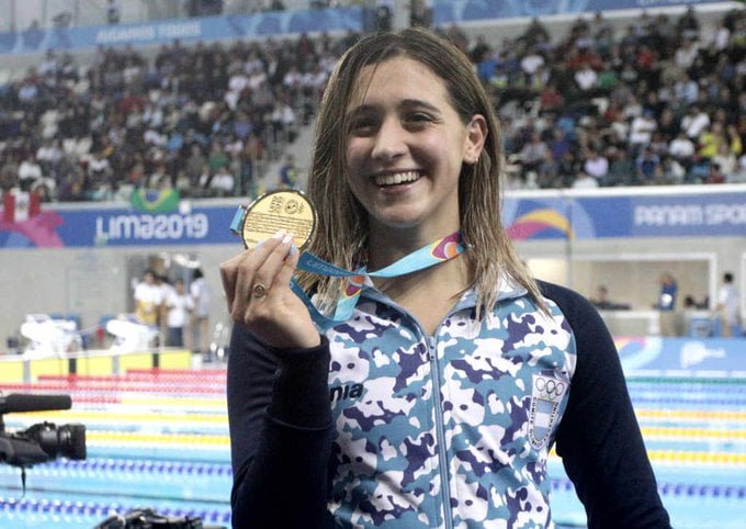 La nadadora Delfina Pignatello deja la alta competencia