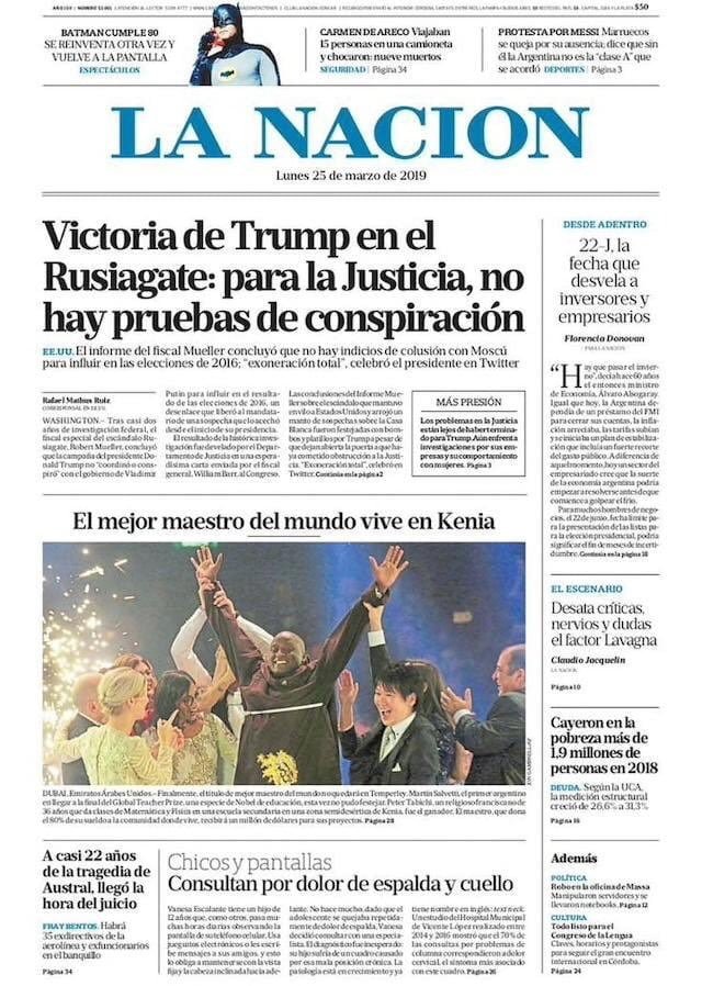 Macri un adelantado al cumpleaños 150 del diario La Nación