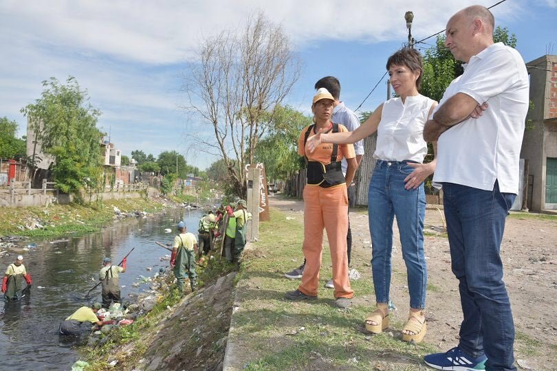 Quilmes: Saneamiento del arroyo Las Piedras