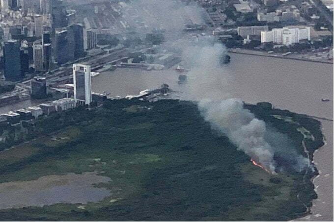 Otro incendio en la reserva ecológica
