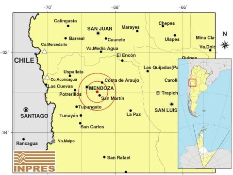 Sismo en Mendoza