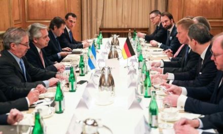 El presidente se reunió con empresarios alemanes