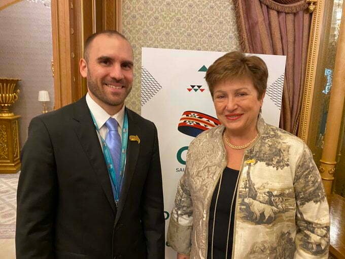 Guzmán se reunió con Georgieva en Arabia