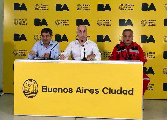 Larreta en conferencia de prensa marzo 2020 coronavirus