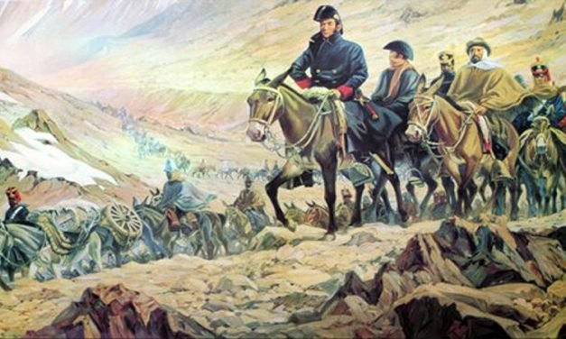 A propósito de soberanía y dignidad bueno es recordar a San Martín cruzando Los Andes