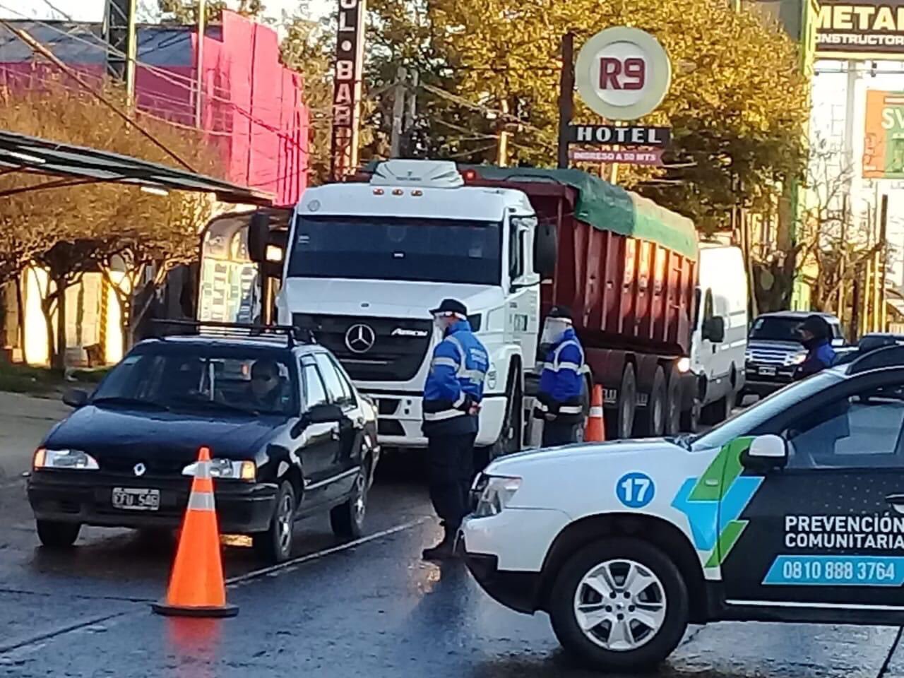 Escobar control vehicular