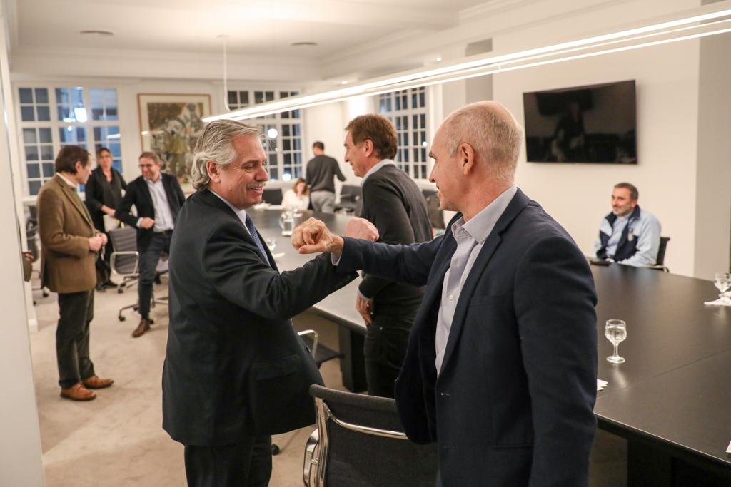 La cuarentena que viene. Fernández recibió a Larreta