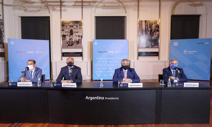 El presidente le agradeció la unidad a los gobernadores