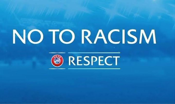 Racismo no al racismo dice un twett fijado por un club turco