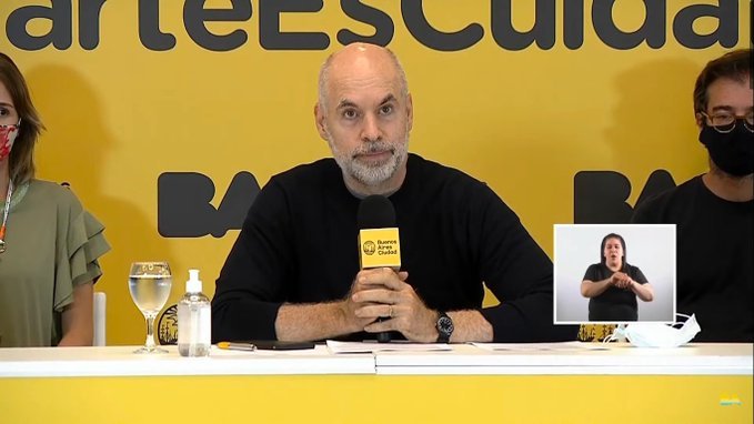 Larreta las clases presenciales y una furiosa interna
