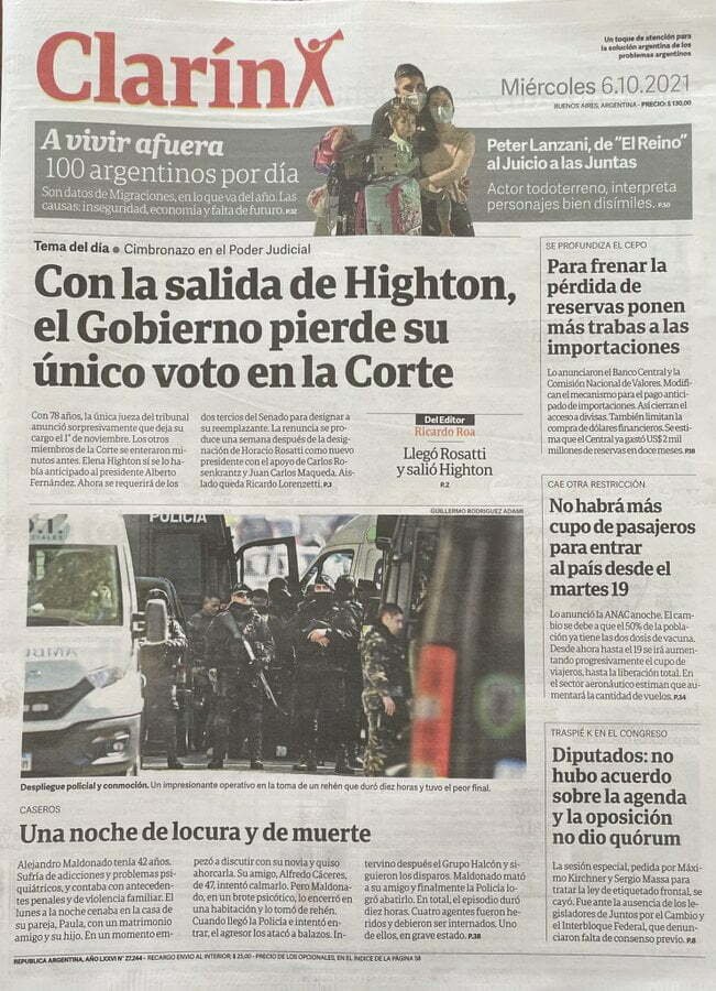 Alberto Fernández: «¿De quien son los cuatro votos de la Corte Suprema?