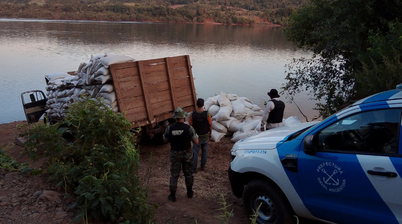 Otro operativo donde se detecta contrabando de soja