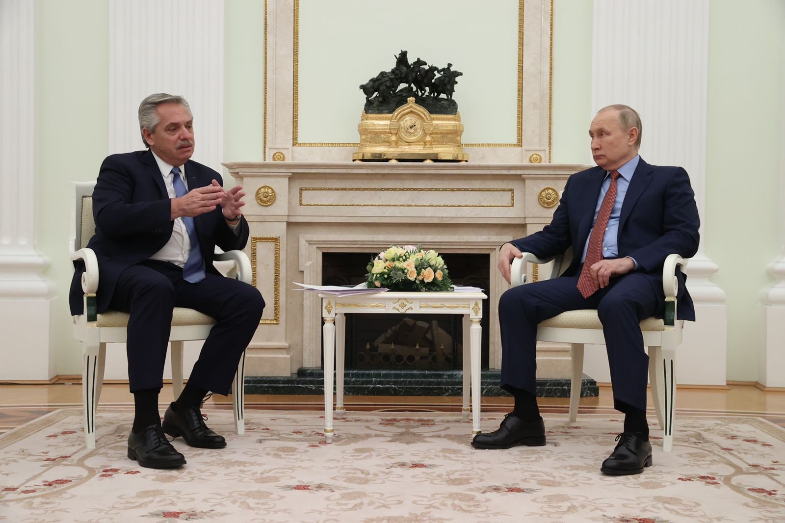 Fernández se reunió con Putin en Moscú