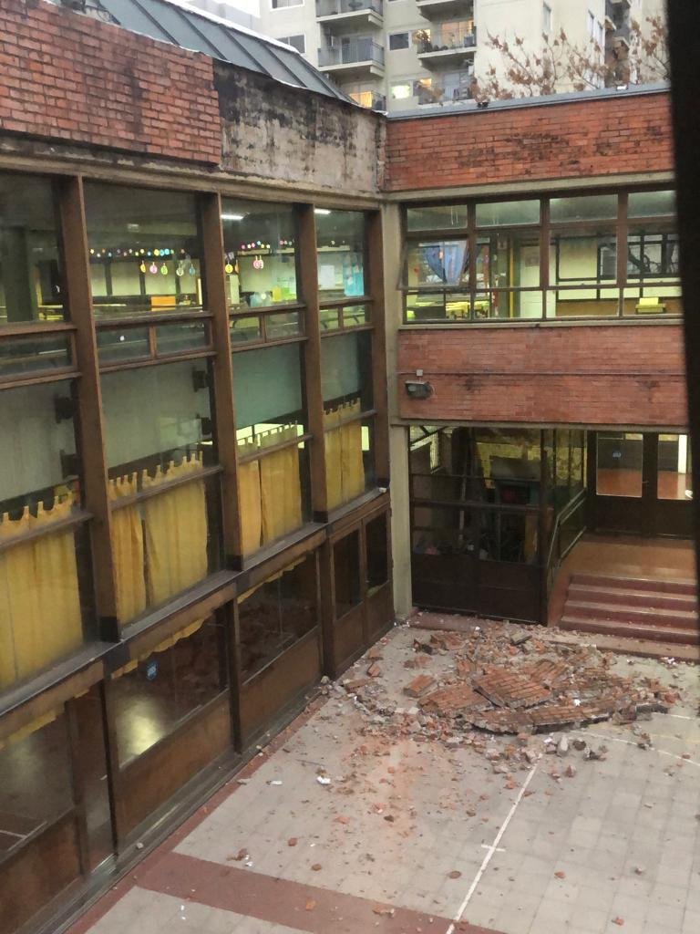 Grave incidente en una escuela porteña