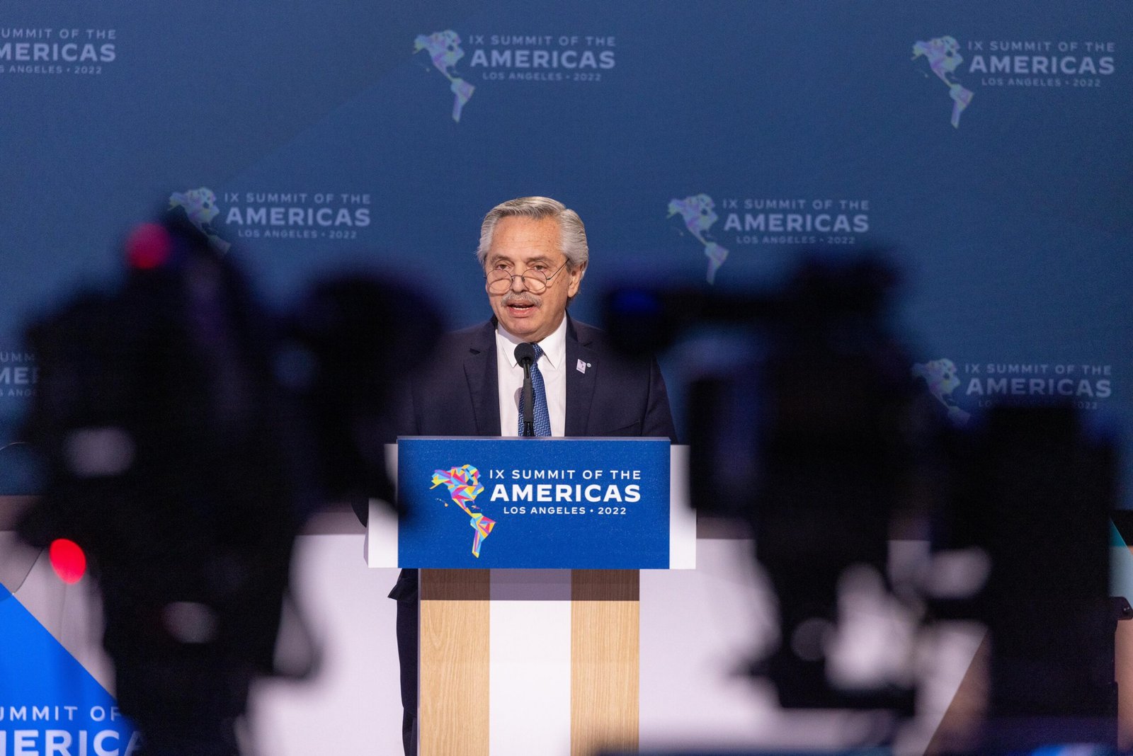 Alberto en la Cumbre de las Américas 2022