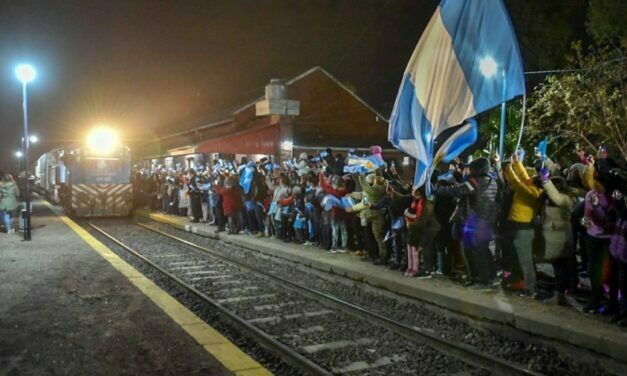El tren regresó a la estación San Lorenzo en Tucumán