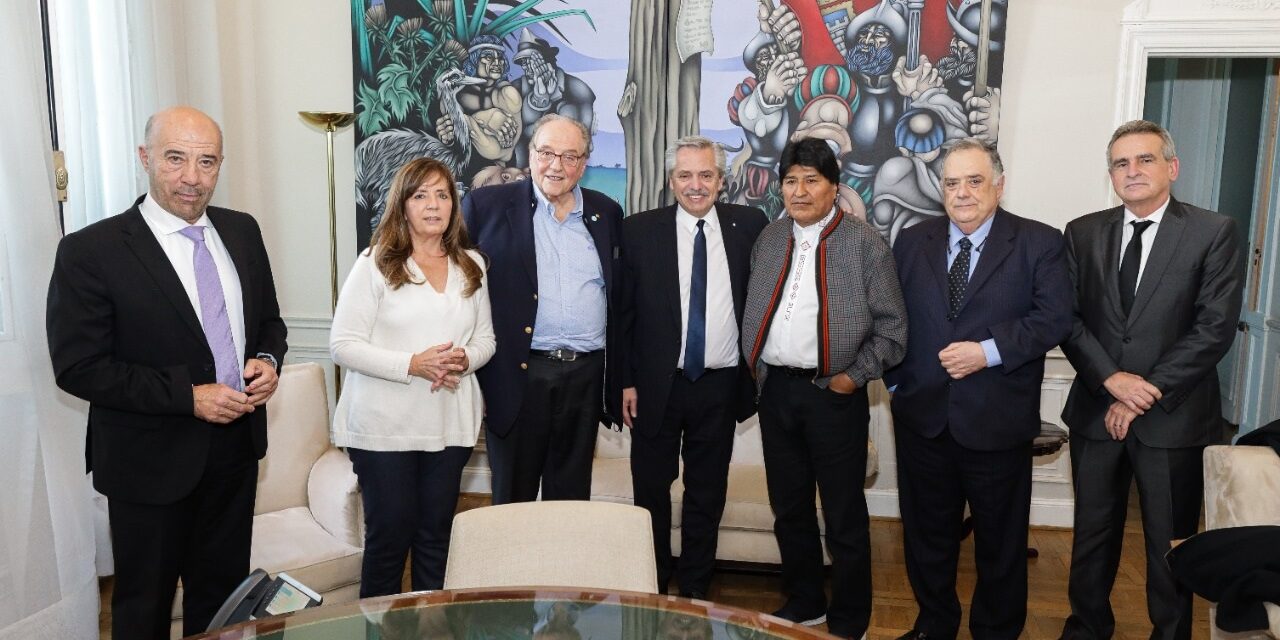 El Presidente se reunió con Evo Morales