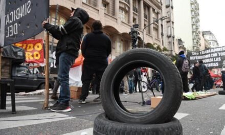 Paro de trabajadores del neumático