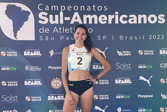 Atletismo: Impresionante performance de Fedra Luna Sambran en Brasil