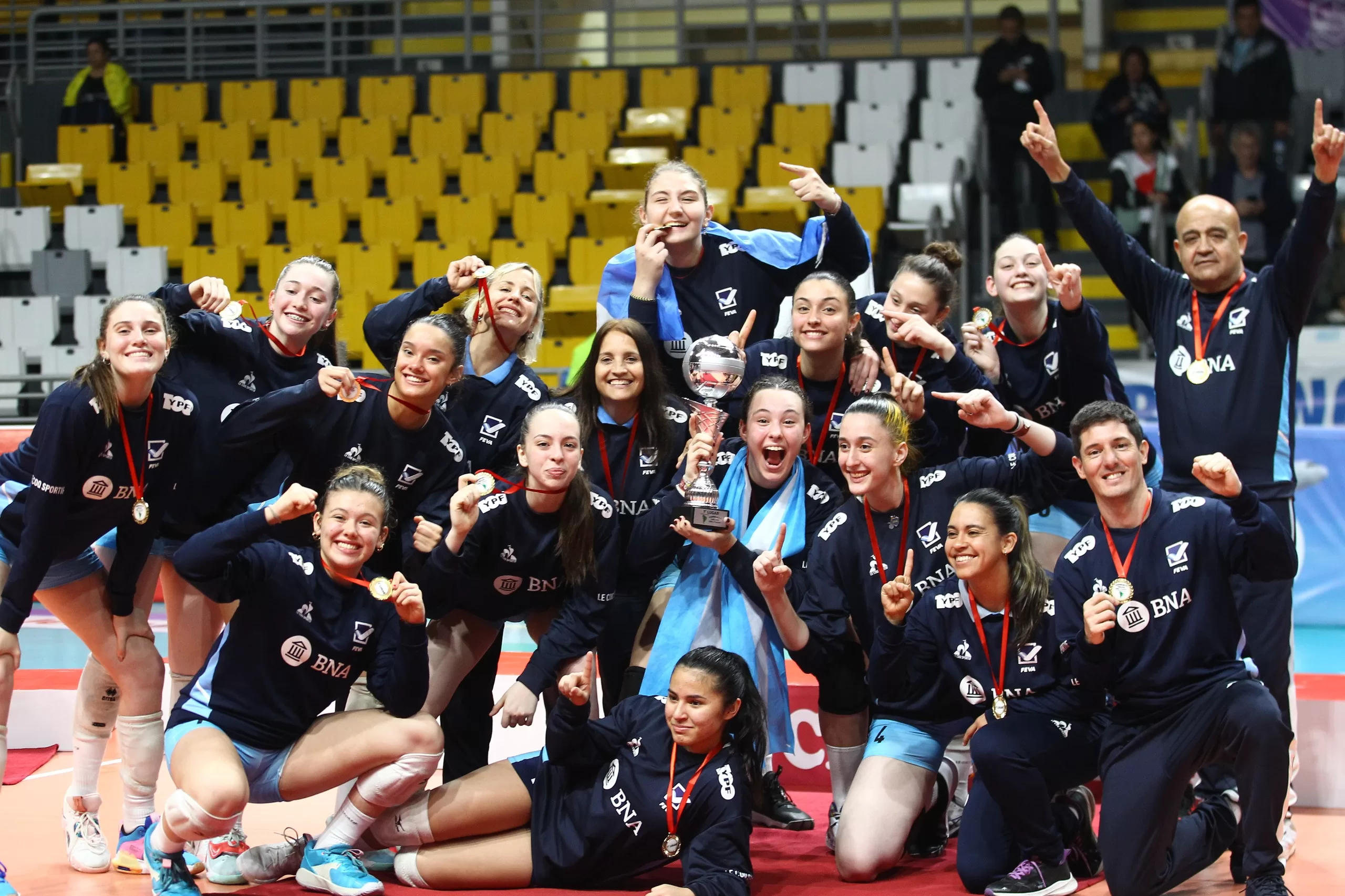 Vóley: Las Panteritas campeonas sudamericanas