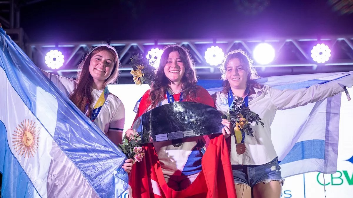 Vela: Una argentina subcampeona Mundial