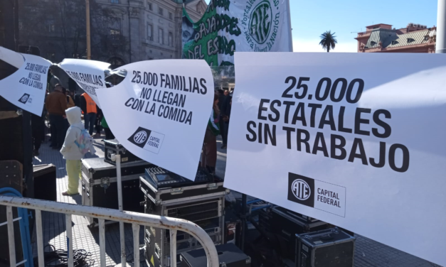 Plan de lucha de ATE contra la ola de despidos en el Estado
